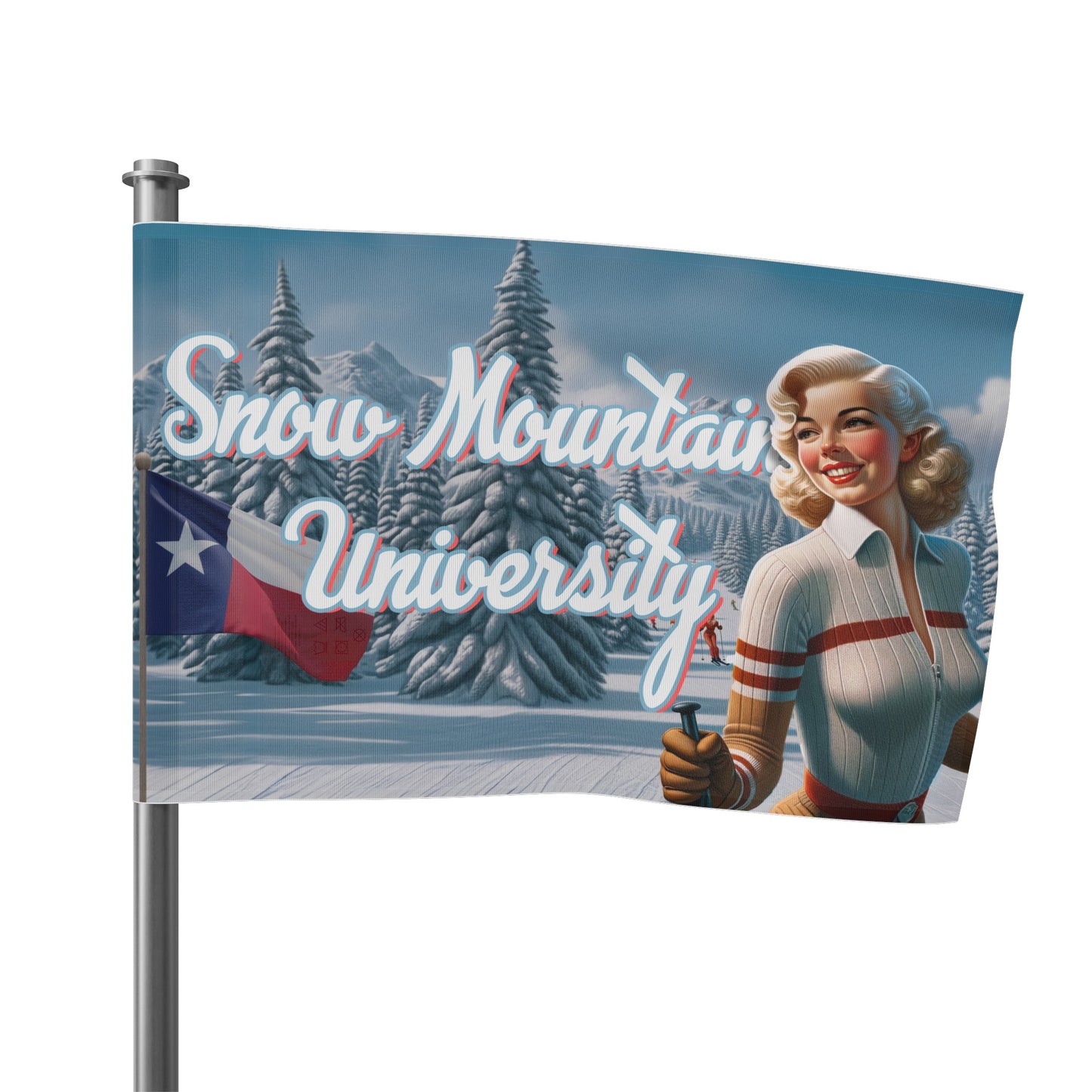 Snow Mountain University Flag