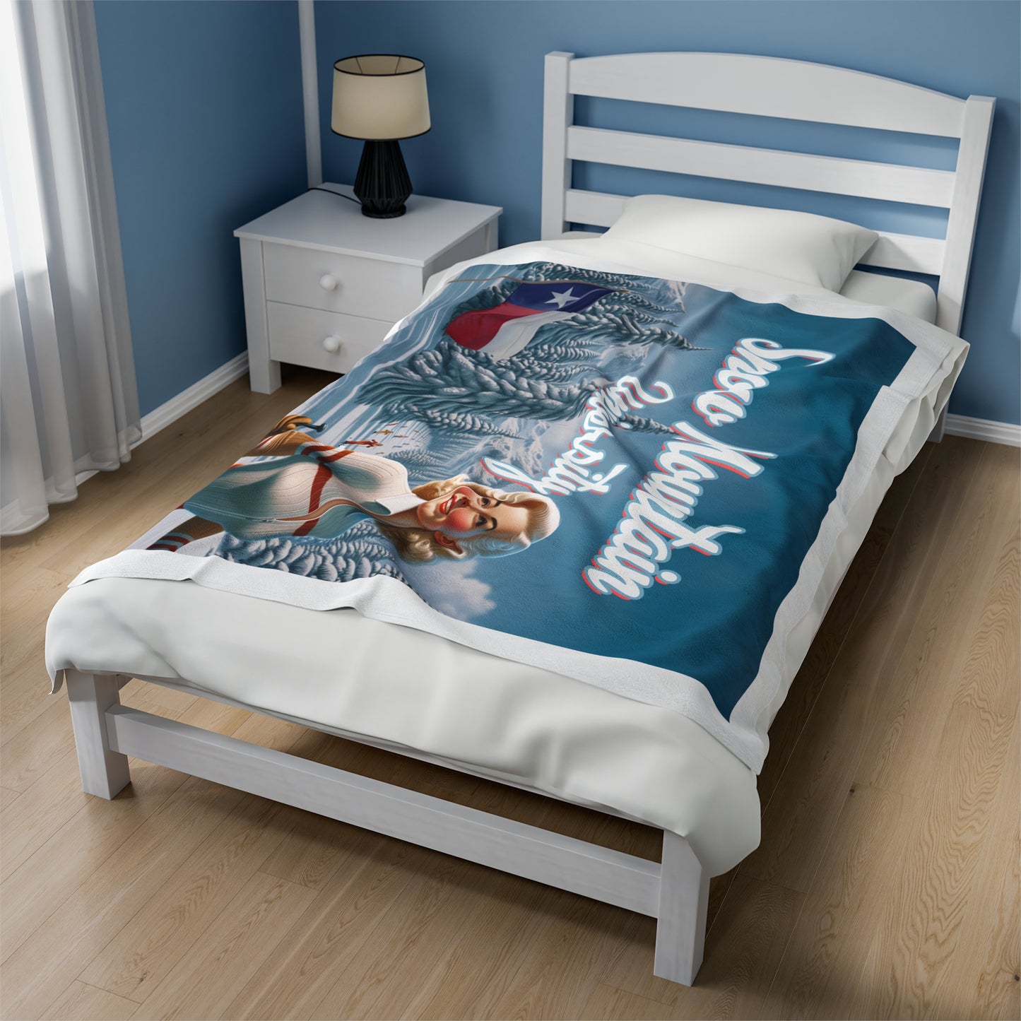 Snow Mountain University Blanket