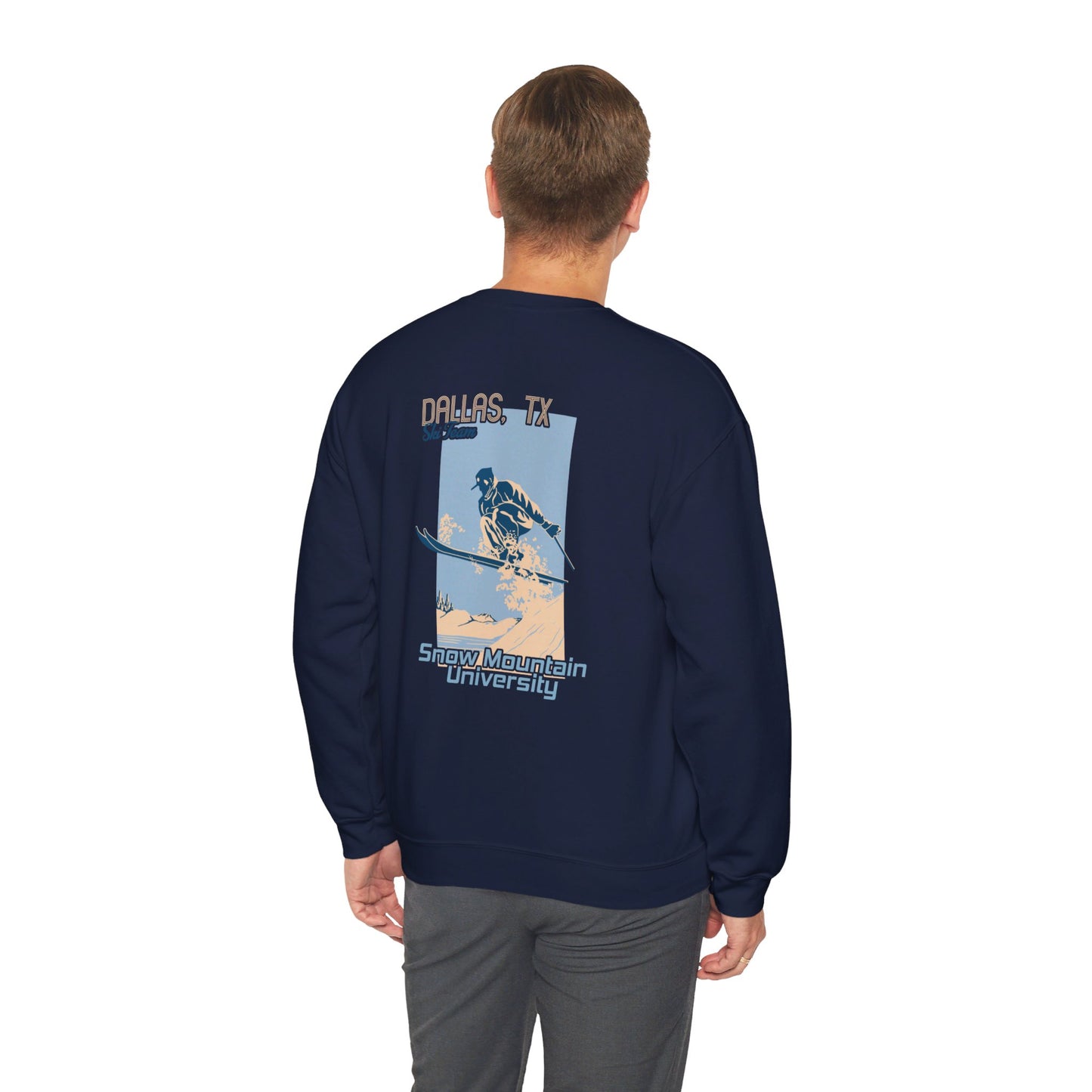 Snow Mountain University Crewneck Sweatshirt