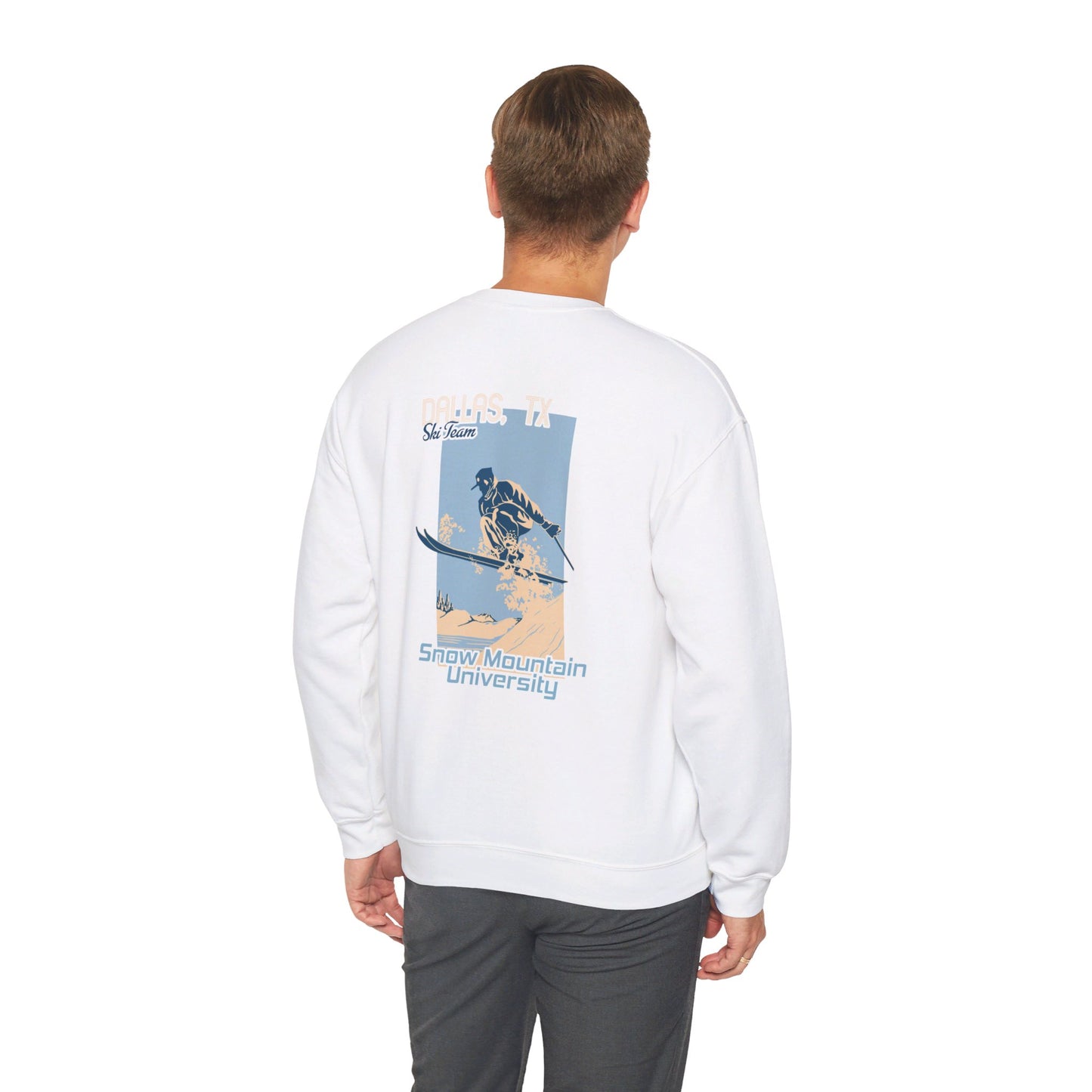 Snow Mountain University Crewneck Sweatshirt