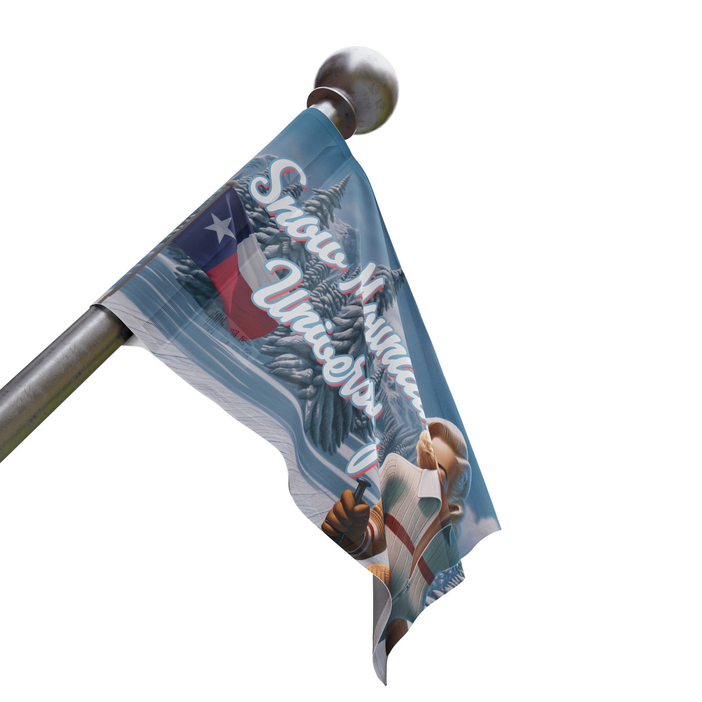 Snow Mountain University Flag