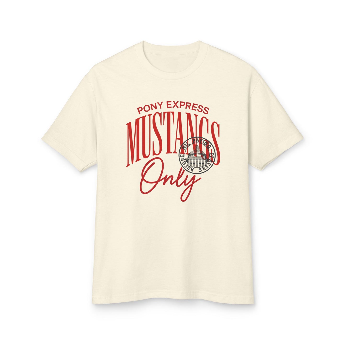 Mustangs Only Heavyweight Tee