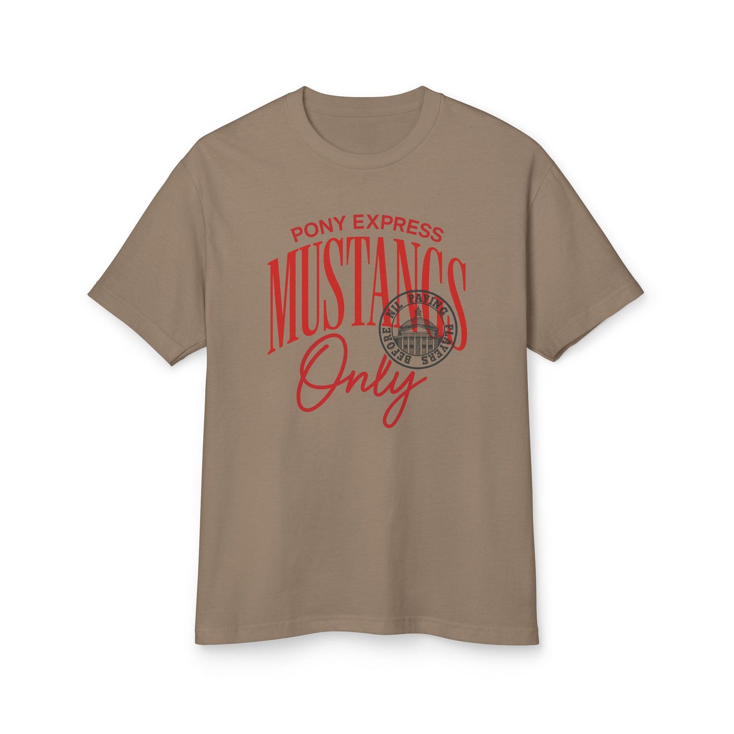 Mustangs Only Heavyweight Tee